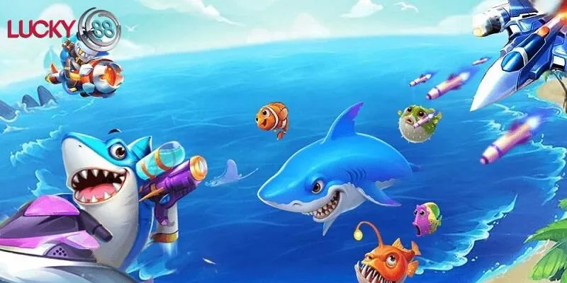Cơ chế trả thưởng phong phú với jackpot liên kết trong Bắn Cá Fish Hunter