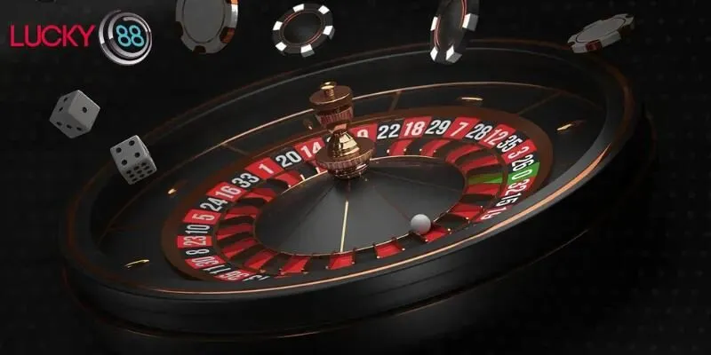 Bàn quay Roulette Lucky88 sống động 